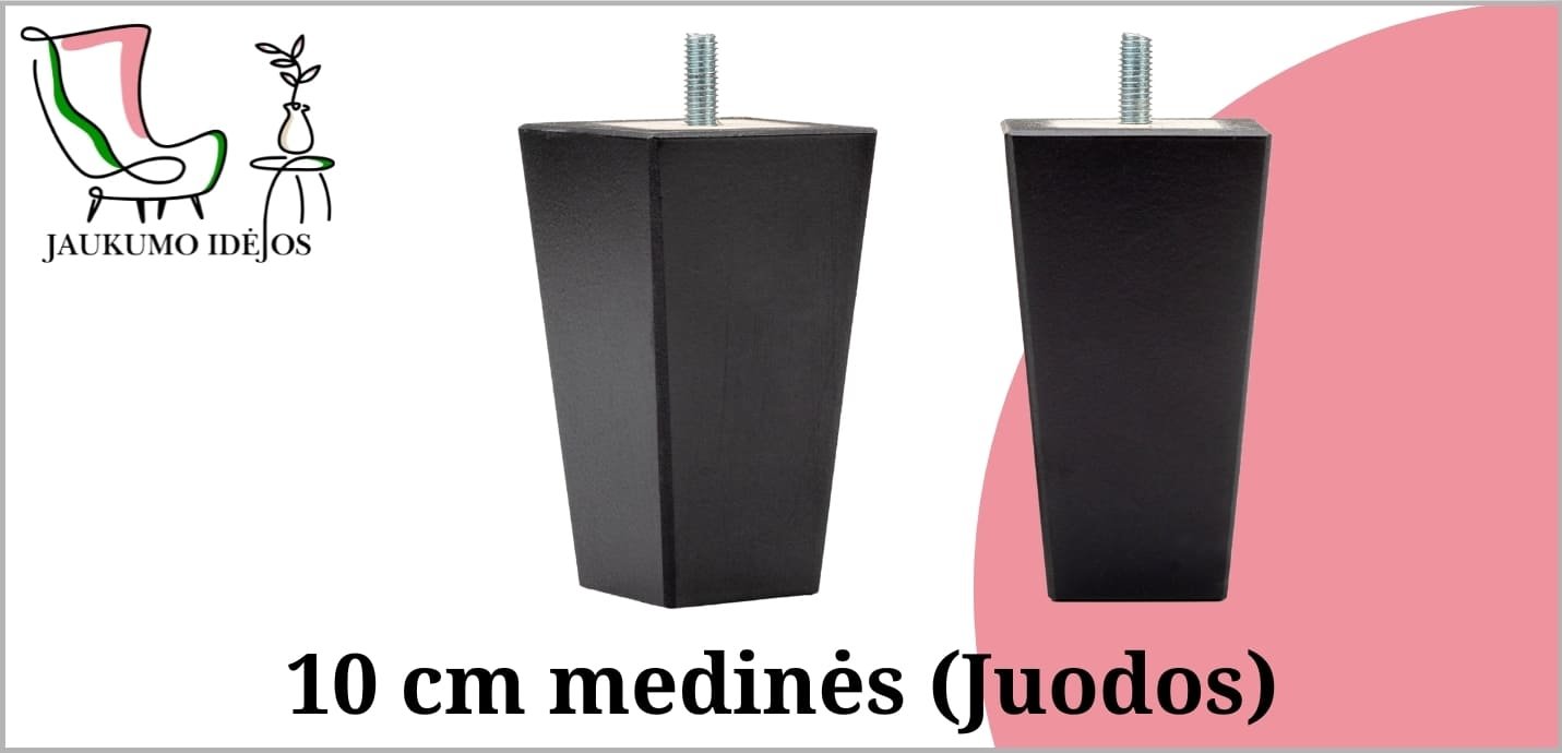Medinės (Juodos) 10cm