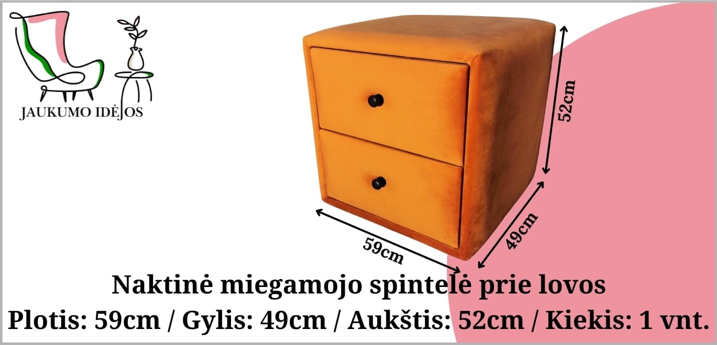 Spintelė 59cm x 49cm x 52cm - 1 vnt.