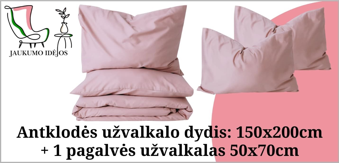 150x200cm + 1 pagalvės užvalkalas 50x70cm