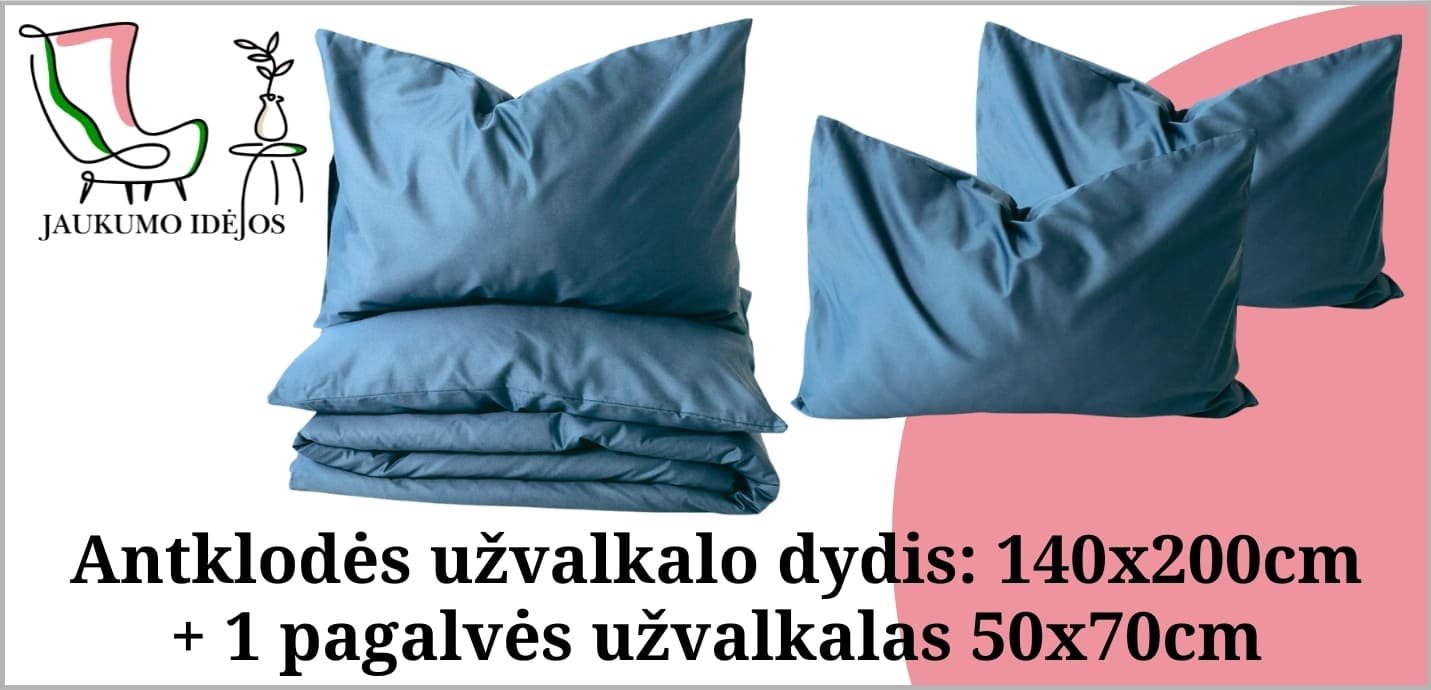 140x200cm + 1 pagalvės užvalkalas 50x70cm