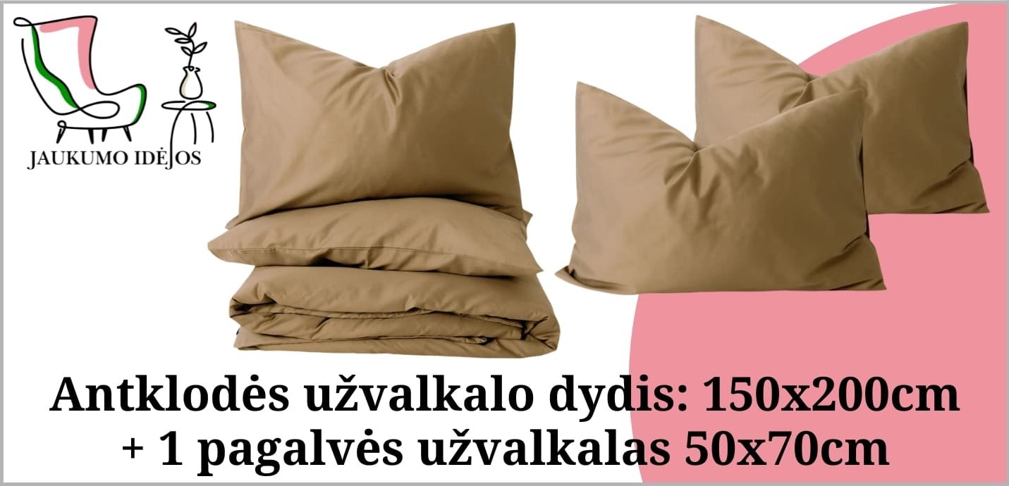 150x200cm + 1 pagalvės užvalkalas 50x70cm